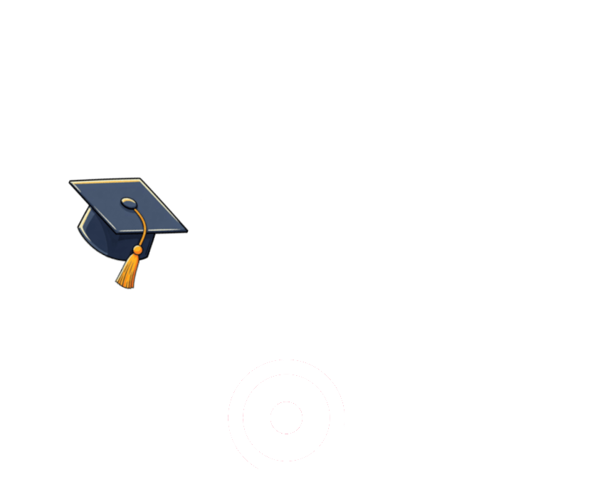 DB Logo White Graduate